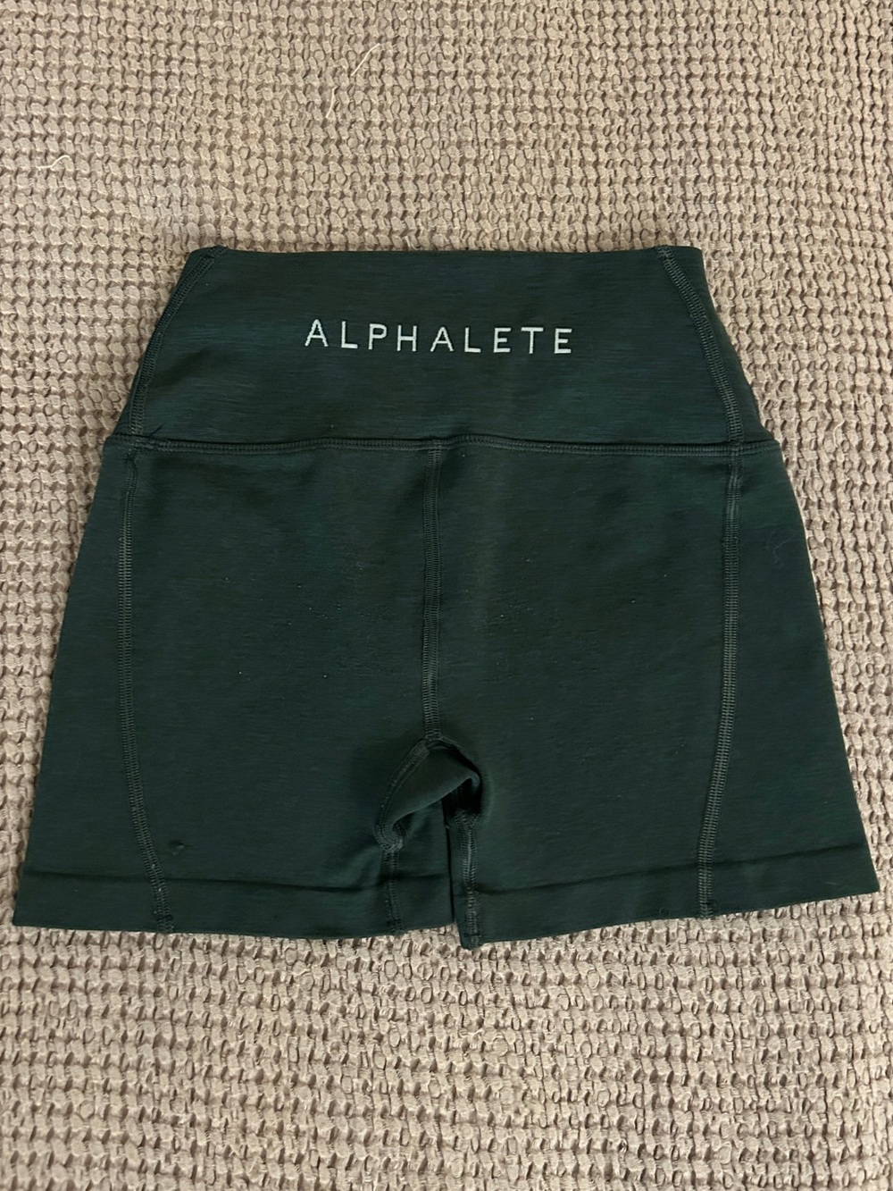 Alphalete Green High Waisted Athletic Shorts